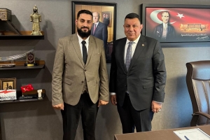 Dernek Başkanımız Ahmet Baysal, MHP Şanlıurfa Milletvekili Özyavuz ile görüştü.