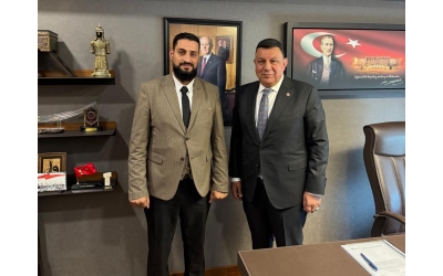Dernek Başkanımız Ahmet Baysal, MHP Şanlıurfa Milletvekili Özyavuz ile görüştü.