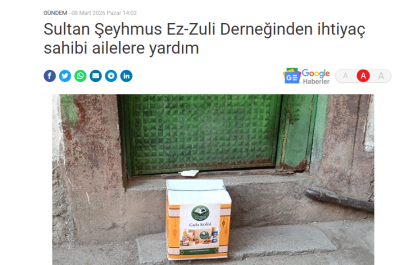 Derneğimizin faaliyetleri basında yer aldı
